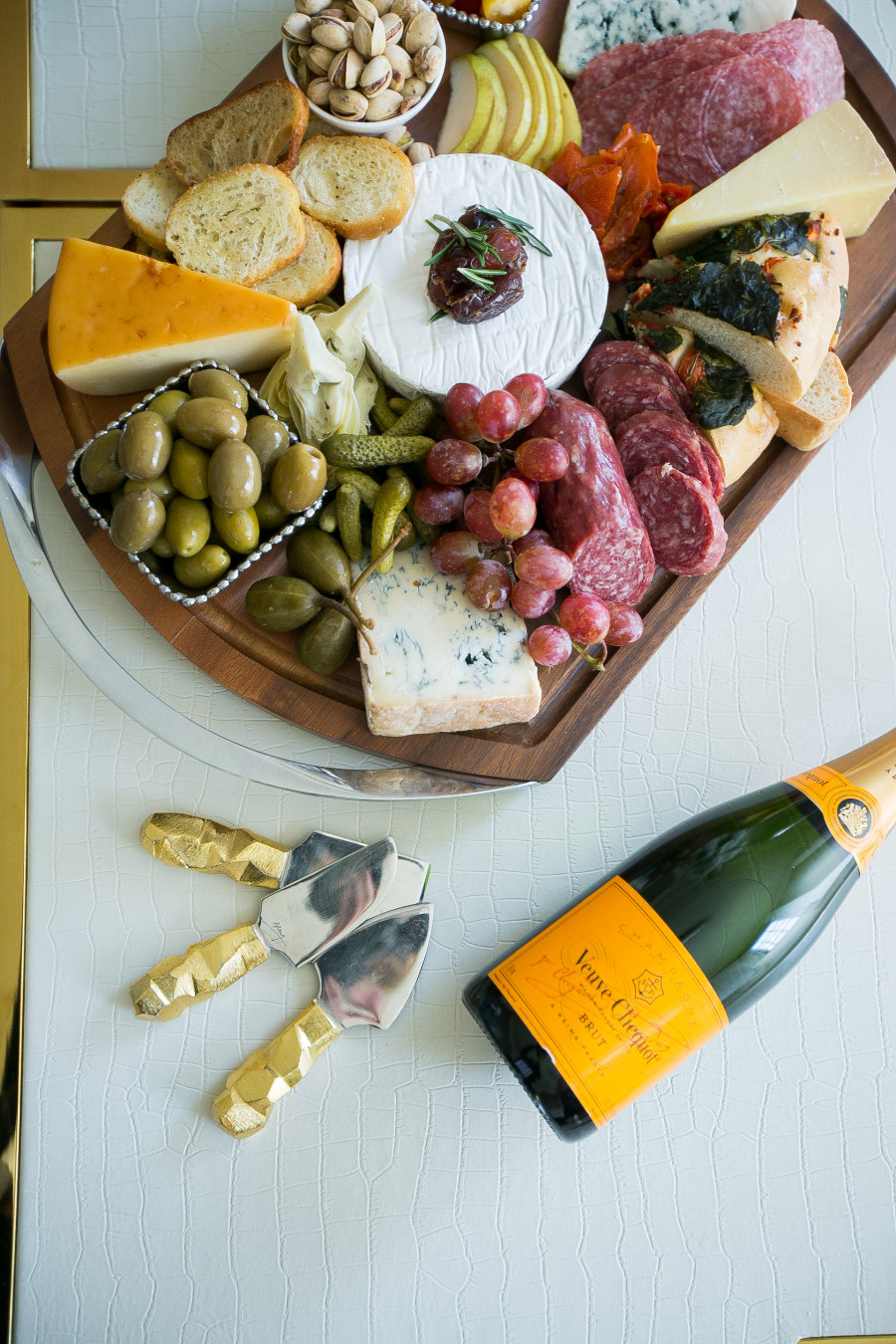 Create a decadent Holiday Cheese Board by Fashionable Hostess2