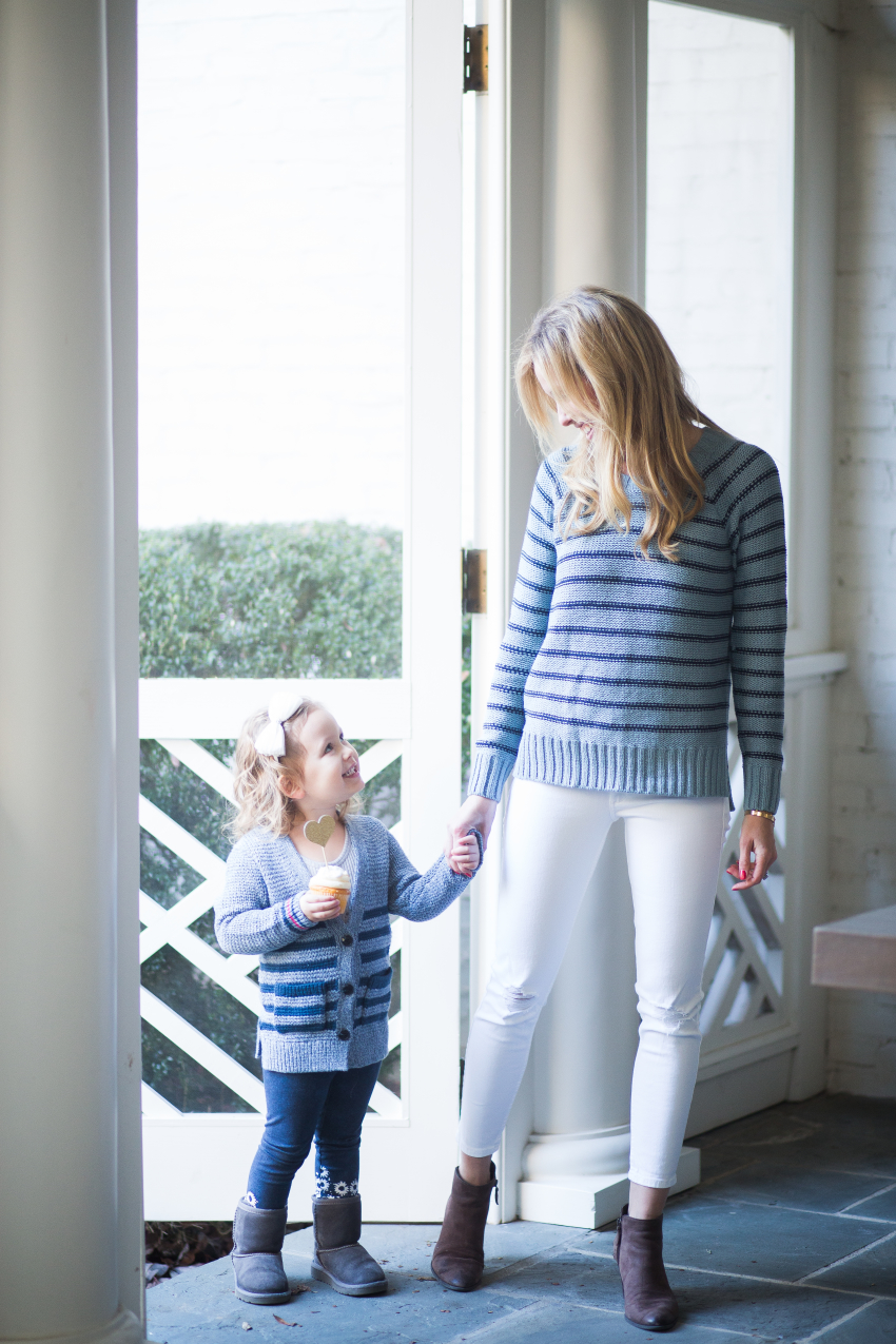 Fashionable Hostess Abercrombie Kids in stripes