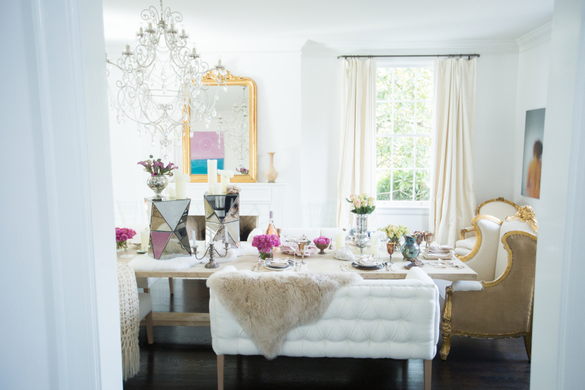Dining Room Home Tour of Cassie Kelley founder of Womanista