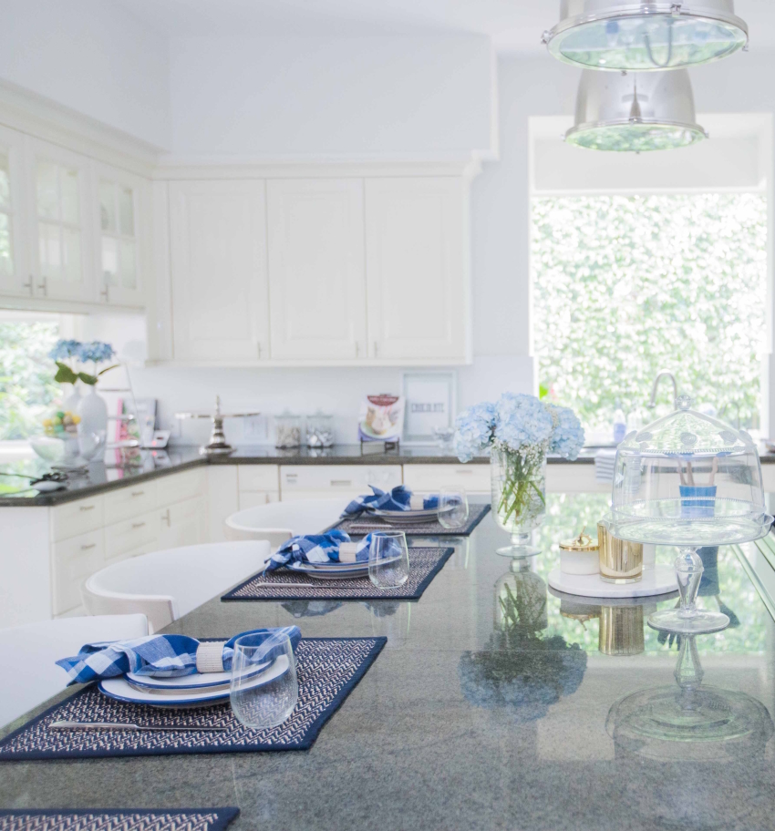 Kitchen Island View in the Miami Chateau FH by Fashionable Hostess 2