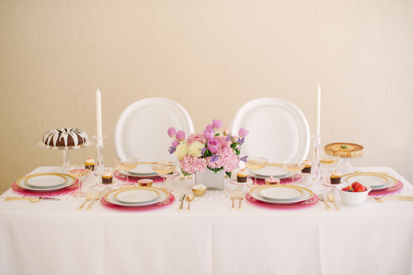 Mothers Day Table Inspiration by Fashionable Hostess