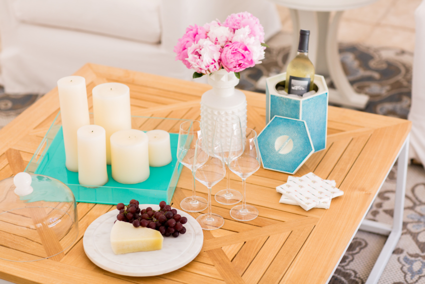 Summer - How to Host a Chic Wine & Cheese Night by Fashionable Hostess
