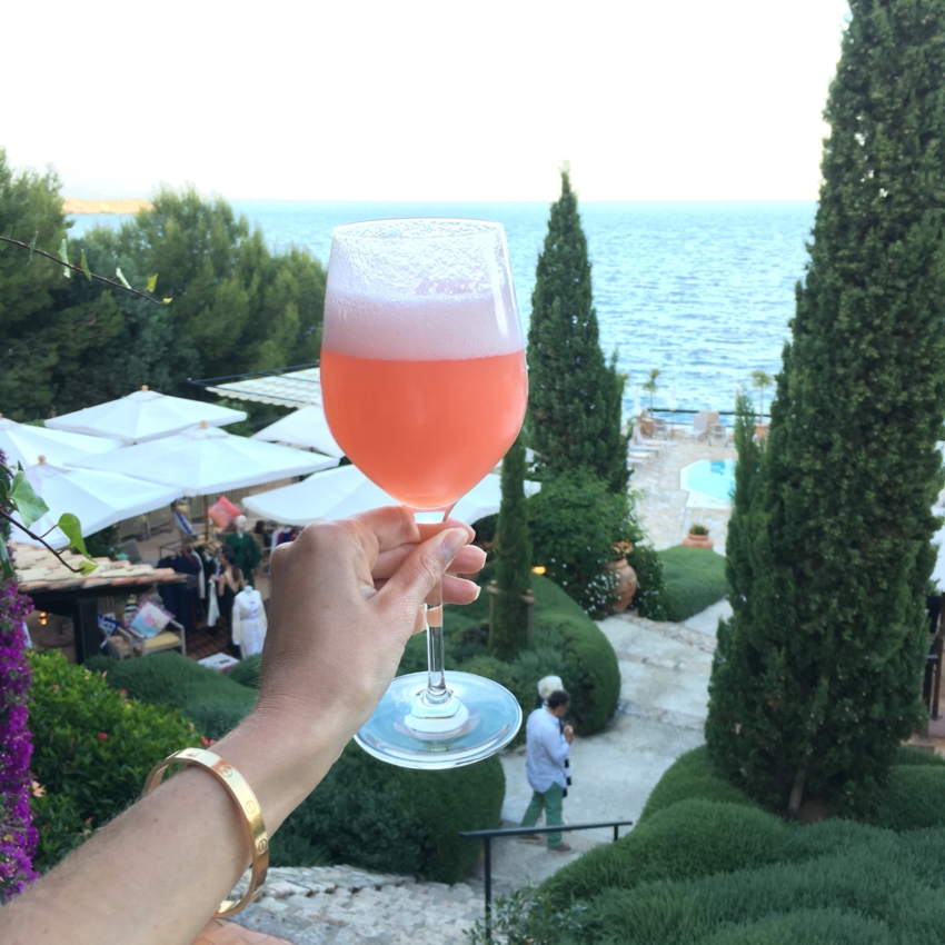 Bellinis at Hotel il Pellicano in Tuscany by Fashionable Hostess