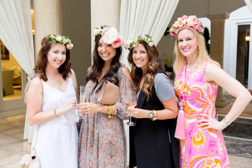 Cheers to DIY Mimosa Bar By Fashionable Hostess - Bloggers Nina Erin, With Love from Kat, Jaime Cittadino,