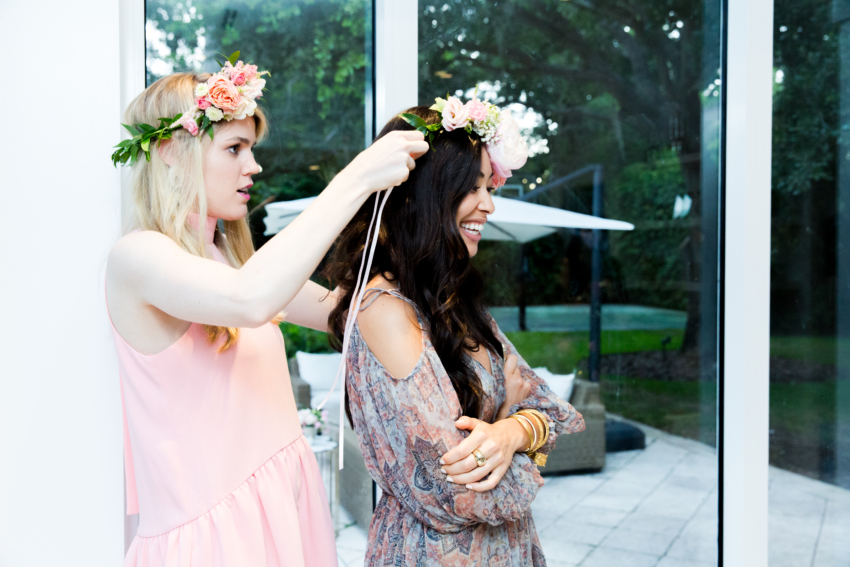Flower Crown Party in Miami -Bellinis & Blooms by Fashionable Hostess + Crowns by Chirsty