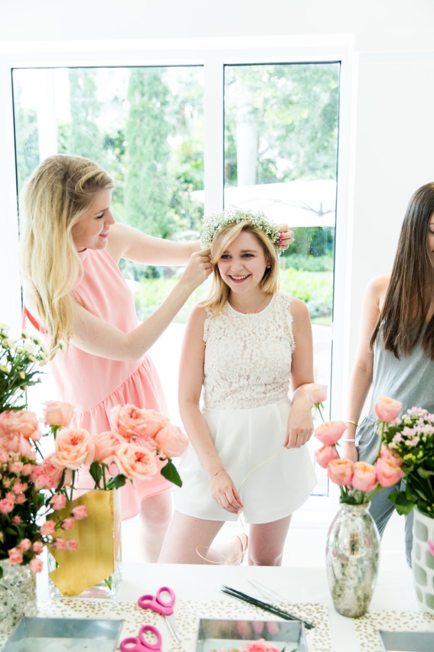 Flower Crown Party in Miami -Bellinis & Blooms by Fashionable Hostess + Crowns by Chirsty3
