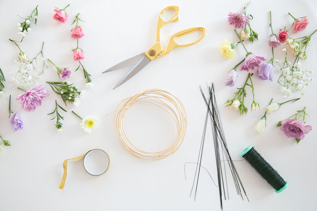 How to make a flower crown by Crowns by Christy - step 1