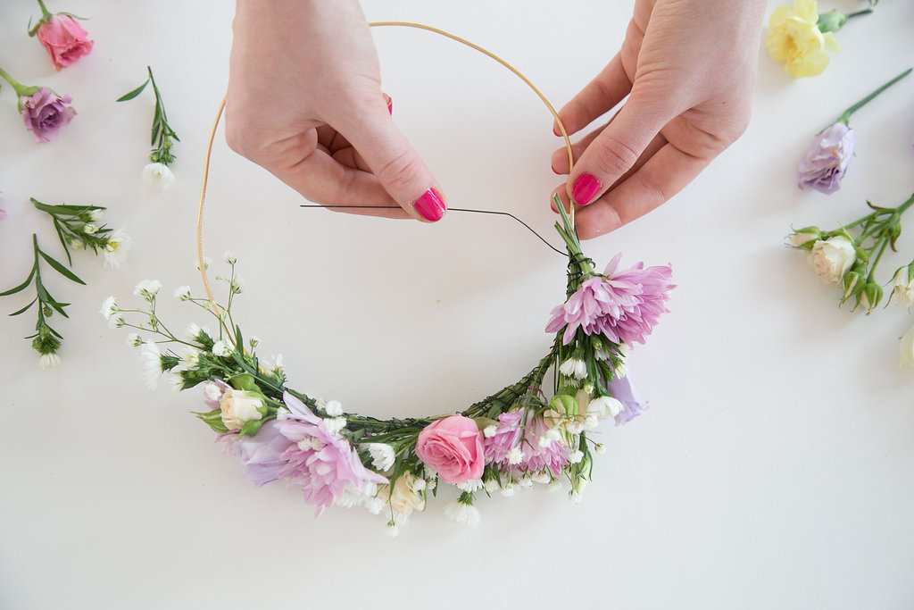 How to make a flower crown by Crowns by Christy - step 5