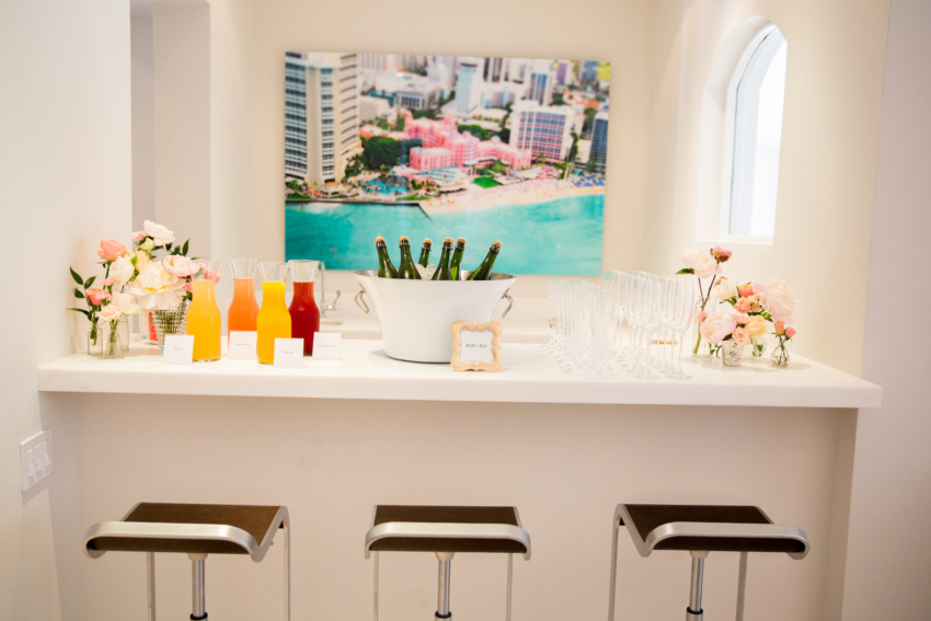 Make a Bellini Bar by Fashionable Hostess at the Bellinis & Blooms Party