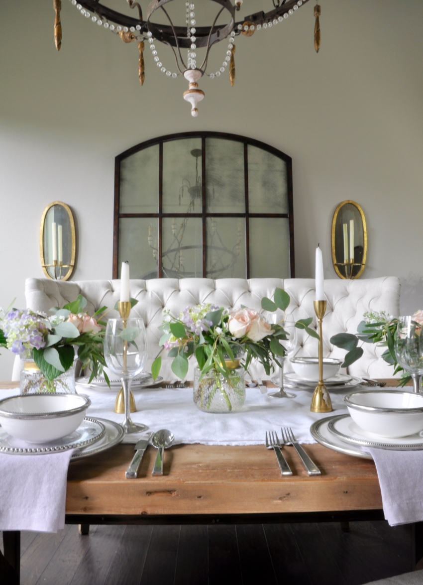 FH Dinner Party Series Guest - Jennifer of Decor Gold Blog - vintage tablesetting