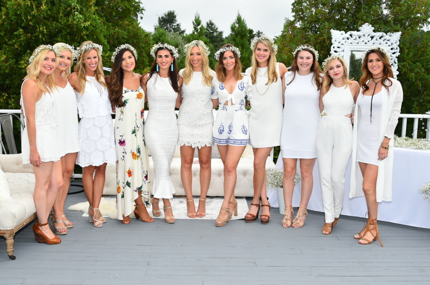 Hostess at the #BloomingenBlanc Photos - Amanda S Gluck of Fashionable Hostess in Sagaponack hosting Blogger party in the Hamptons