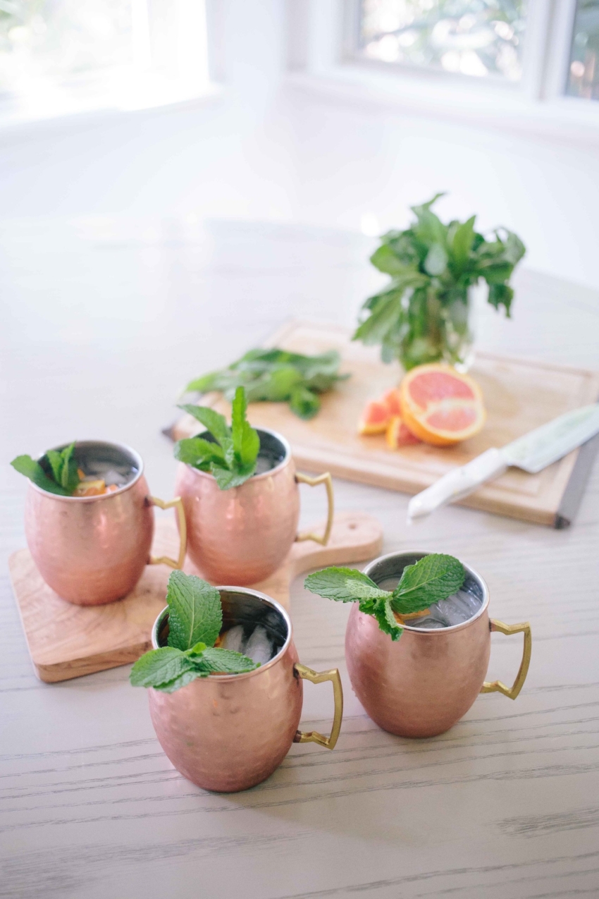 Prettiest Party Drinks by the Fashionable Hostess - Moscow Mule REcipe