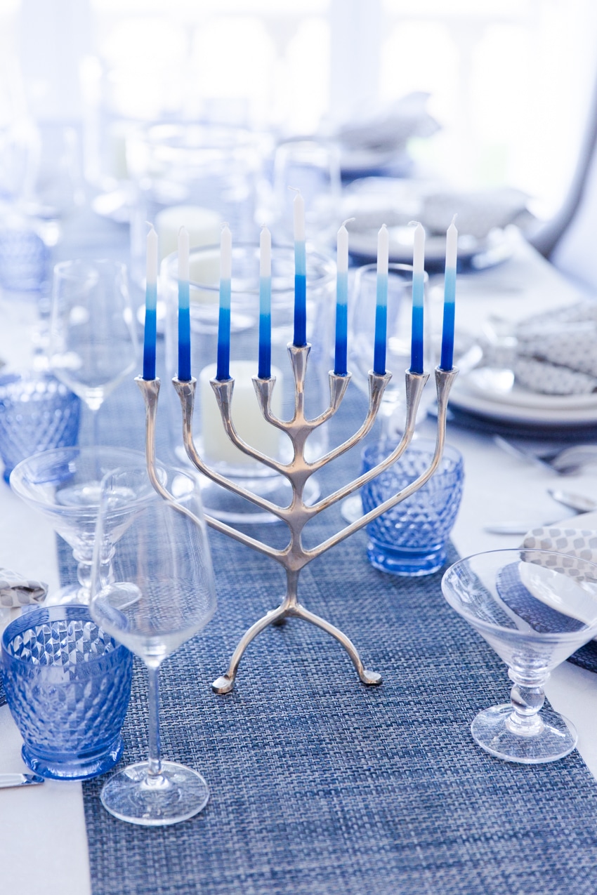 silver-menorah-for-hanukkah-table-by-fashionable-hostess
