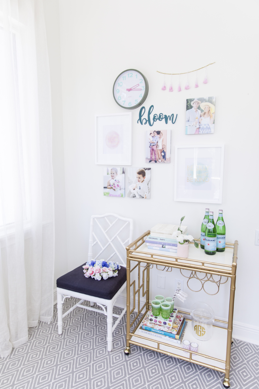 creating a gallery wall with cvs canvas prints