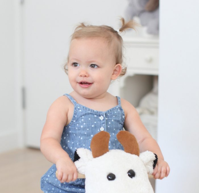 16 Month Toddler: Baby Denim Romper - Fashionable Hostess