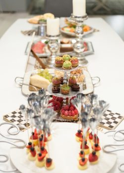 Appetizer Buffet Table for the Holidays