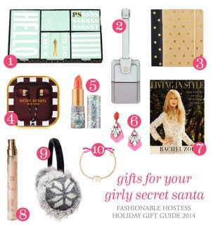Holiday Hostess - Gift Guide - Girly Secret Santa