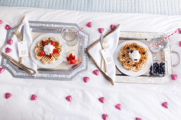 Valentine's Day Breakfast in Bed Fashionable Hostess