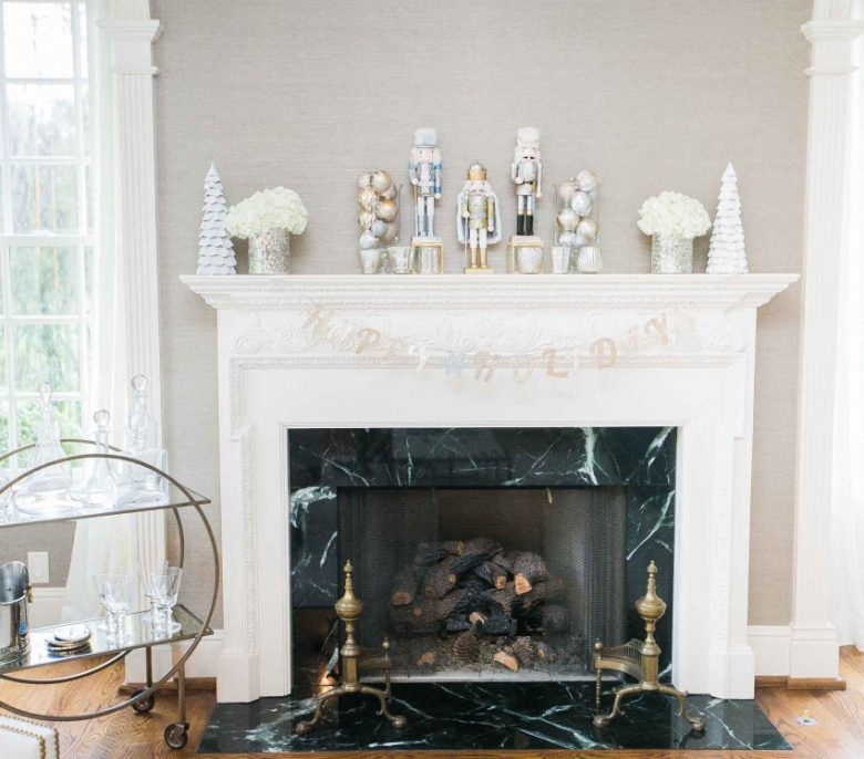 Decorate your Fireplace Mantel for Christmas – Fashionable Hostess