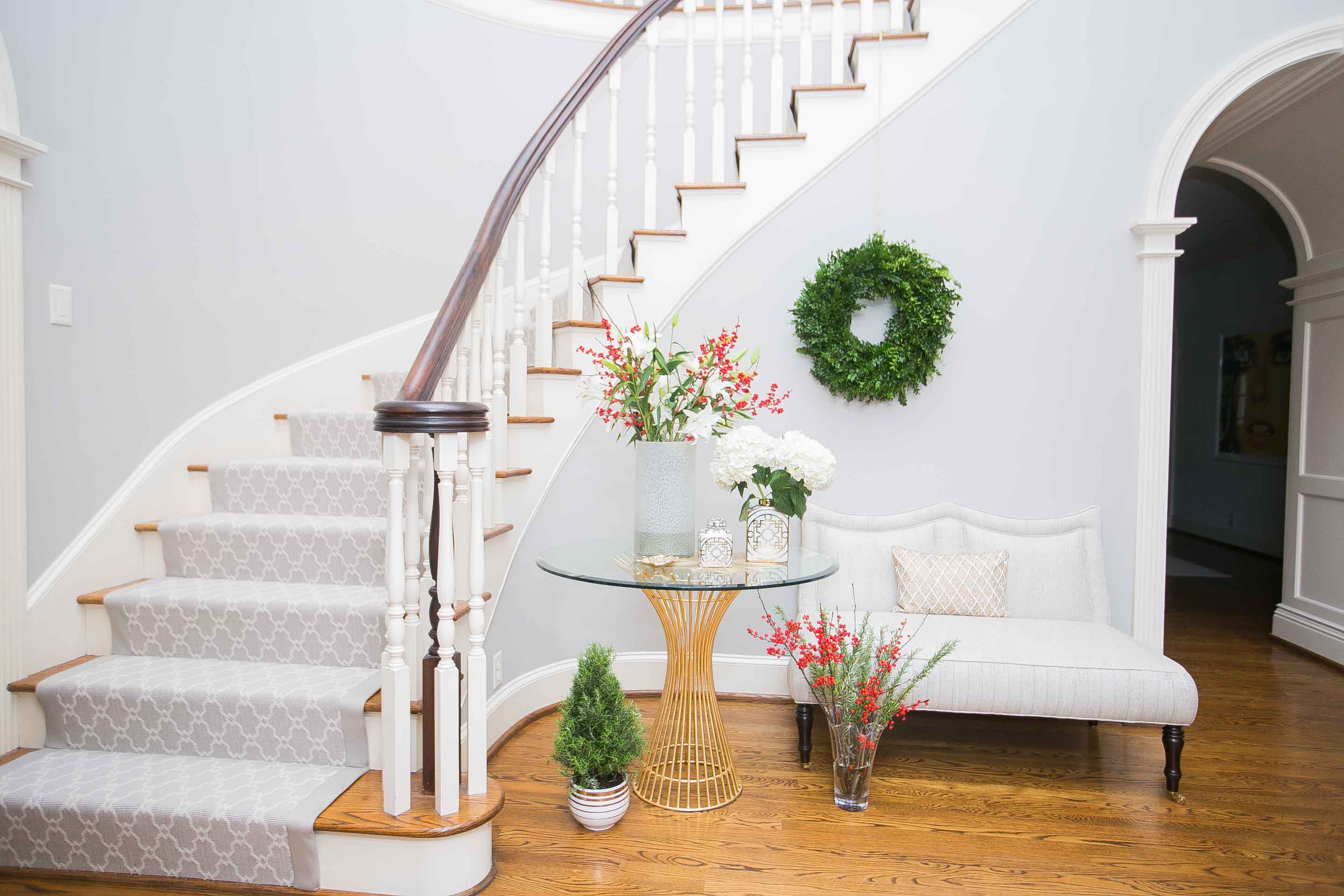 Decorate your Foyer for The Holidays by Fashionable Hostess3