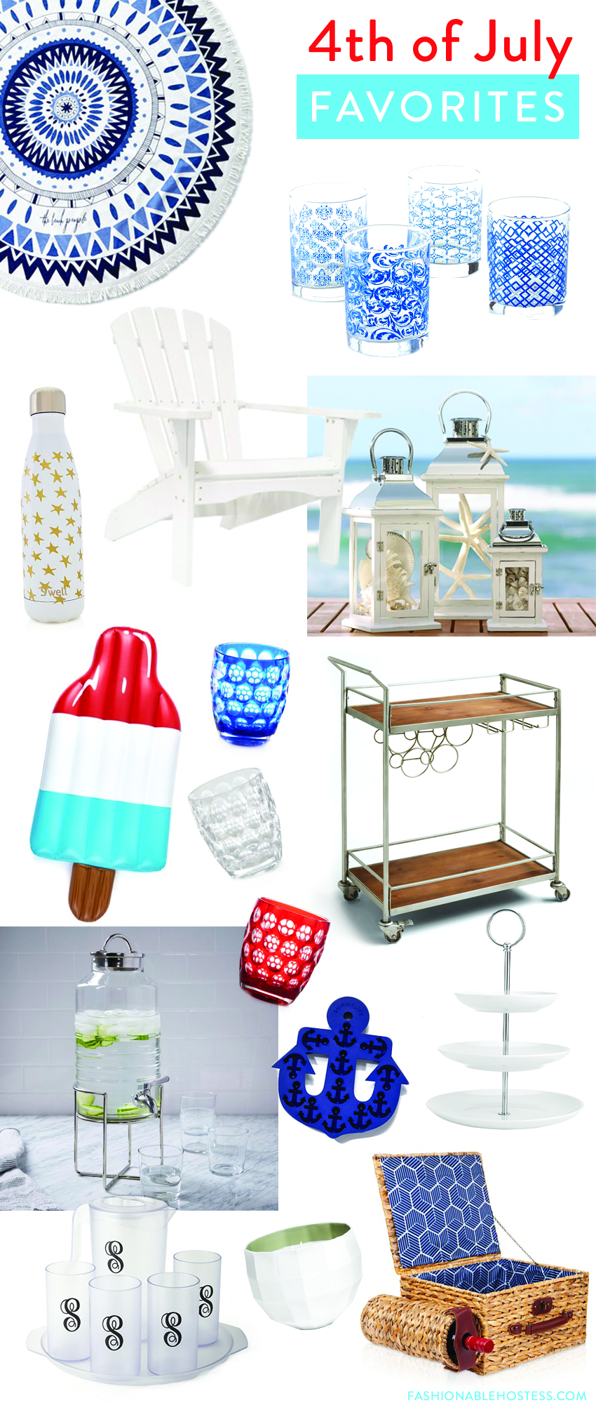 fourth of july party essentials by Fashionable Hostess