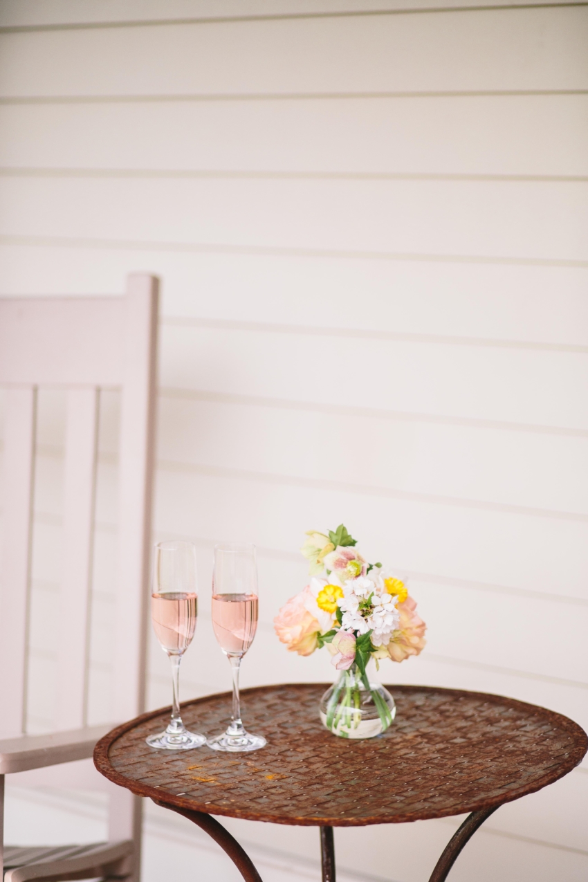 Fashionable Hostess summer ideas - enjoy a glass of wine on the porch
