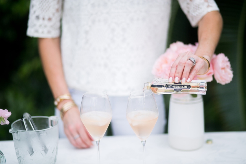 Prettiest Party Drinks by the Fashionable Hostess1 - Rose Cocktails