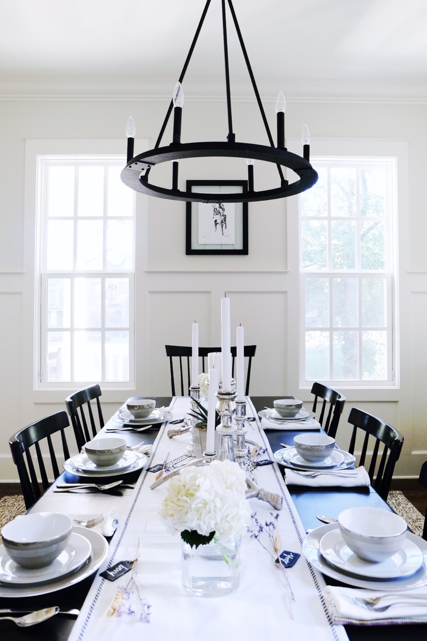 black-chandelier-in-home-of-clea-shearer-of-the-home-edit-on-fashionablehostess