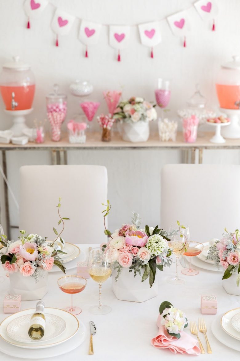 Perfectly Pink Candy & Dessert Buffet - Fashionable Hostess