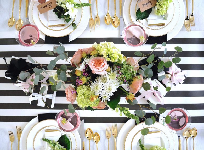 Dinner Party Spotlight Table + Dine Fashionable Hostess