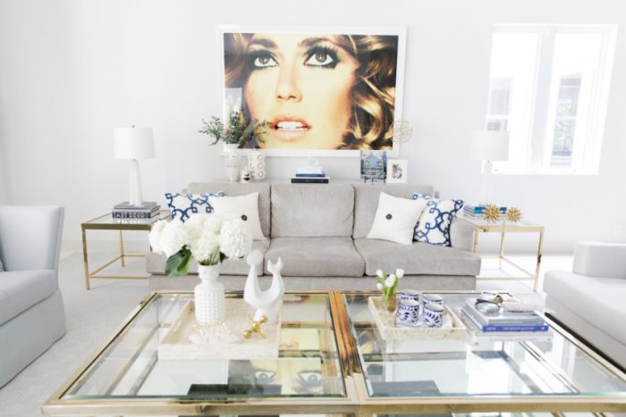 Living Room Updates for Spring with Pottery Barn - Fashionable Hostess