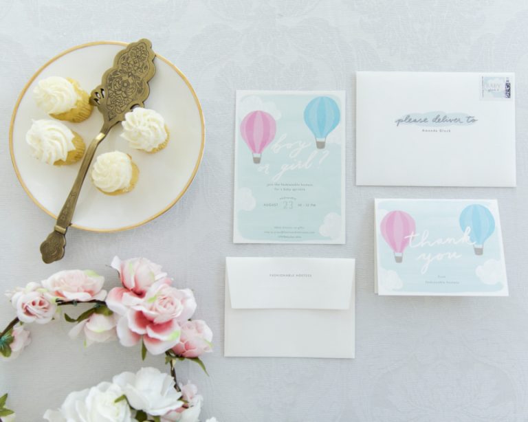 Baby Sprinkle Invitations with Minted Fashionable Hostess