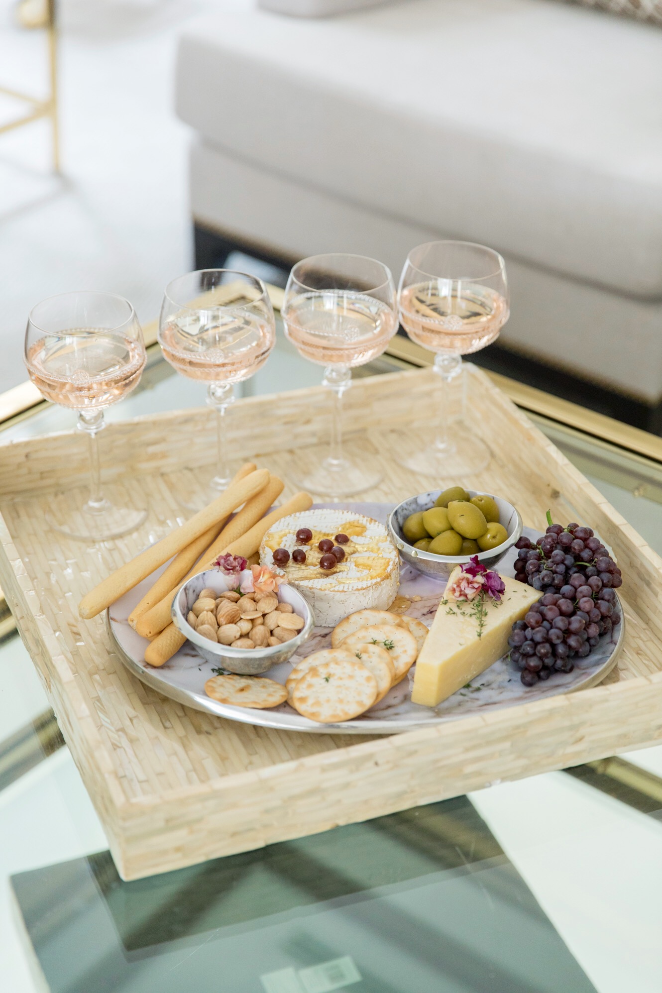 Prettiest Wine & Cheese Night Fashionable