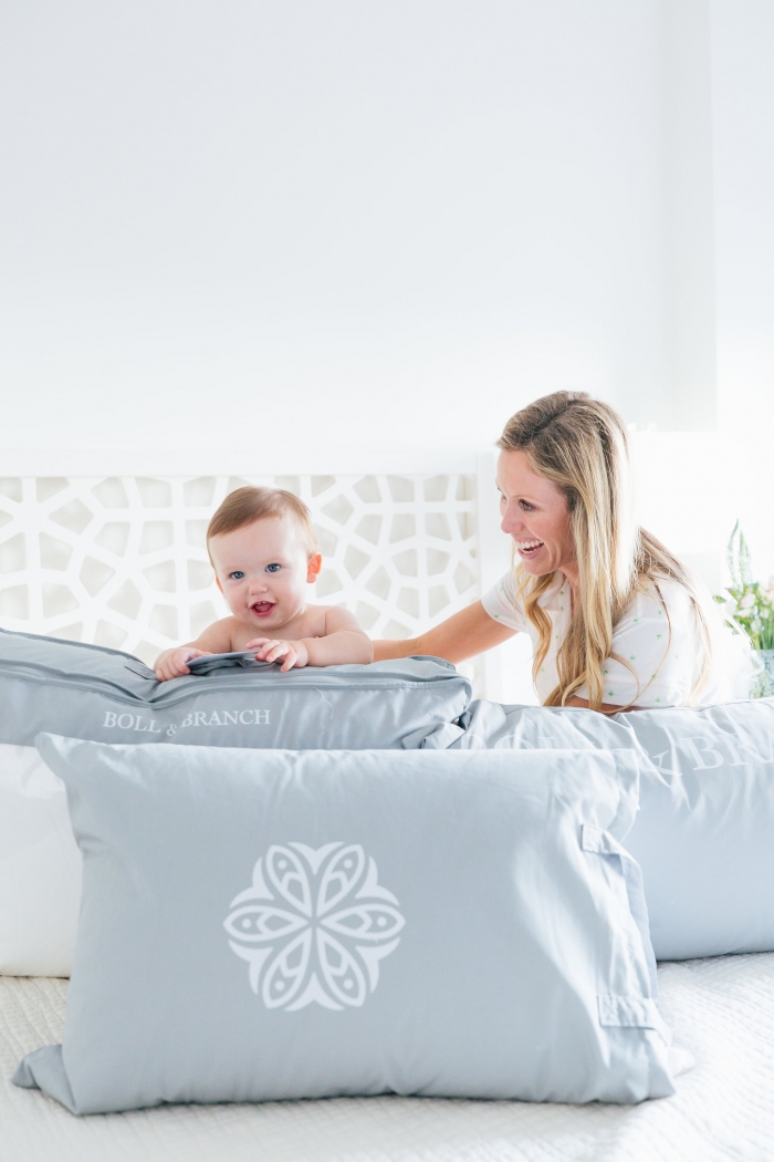 Organic Pillows and Duvets from Boll & Branch Fashionable Hostess