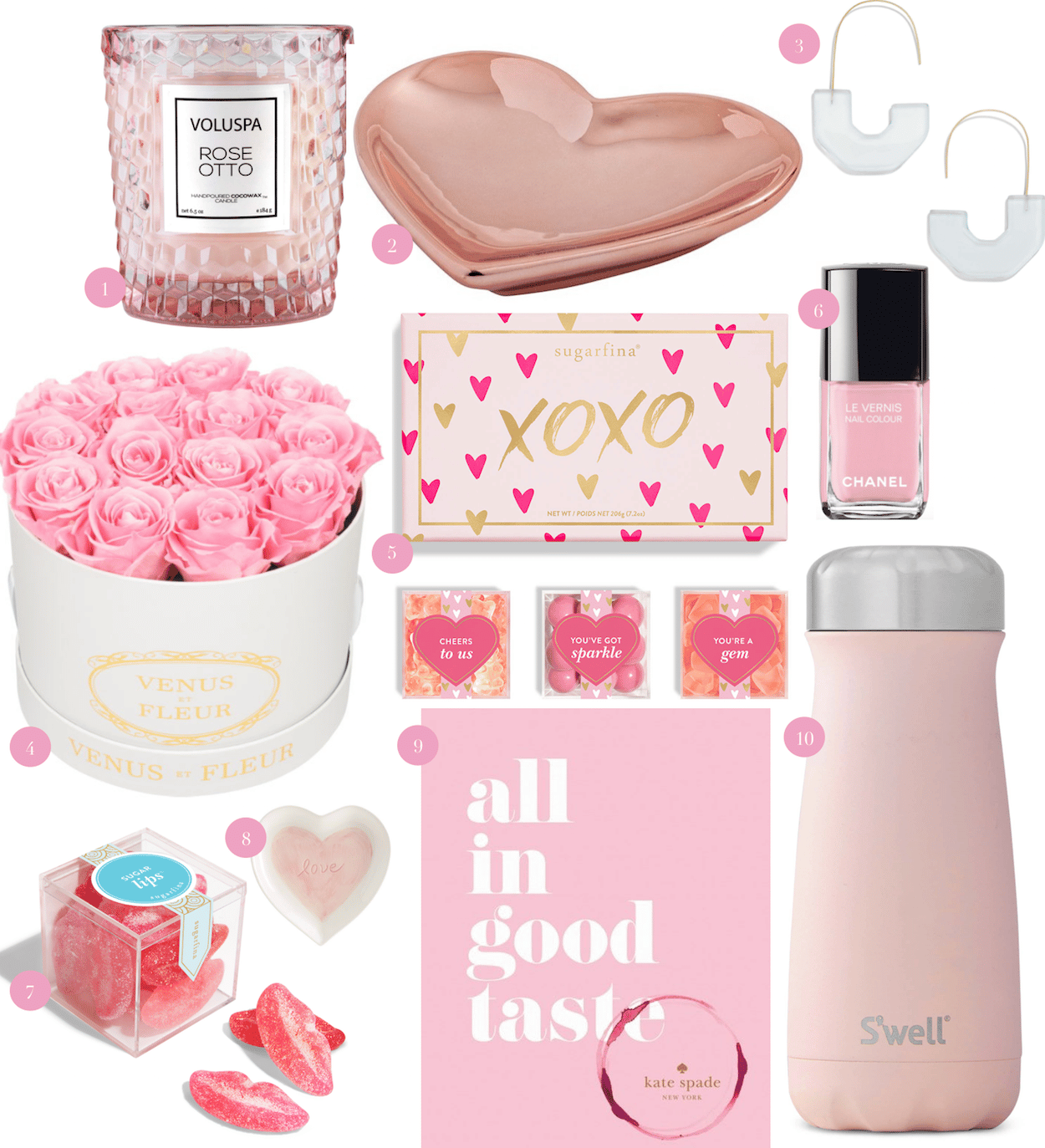 Everything pink gift guide for her