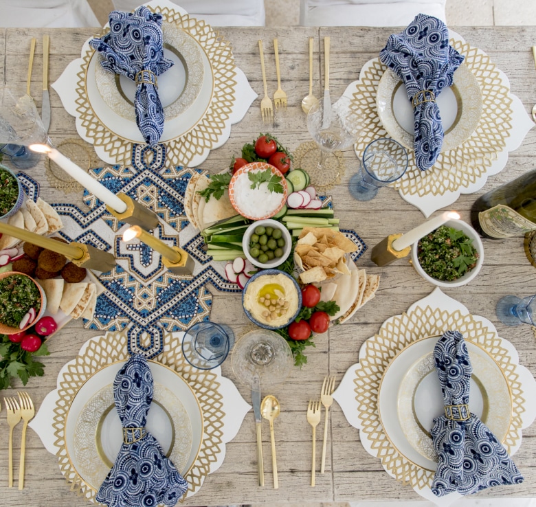 Mediterranean Themed Dinner Party - Fashionable Hostess