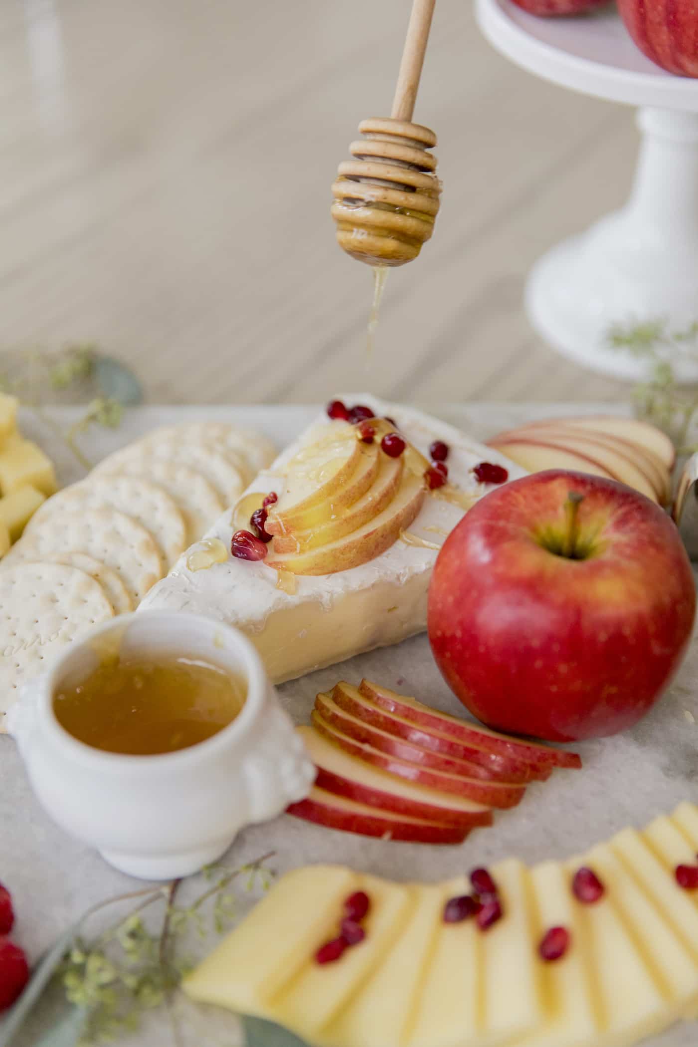 Apples & Honey Cheese Board Fashionable Hostess