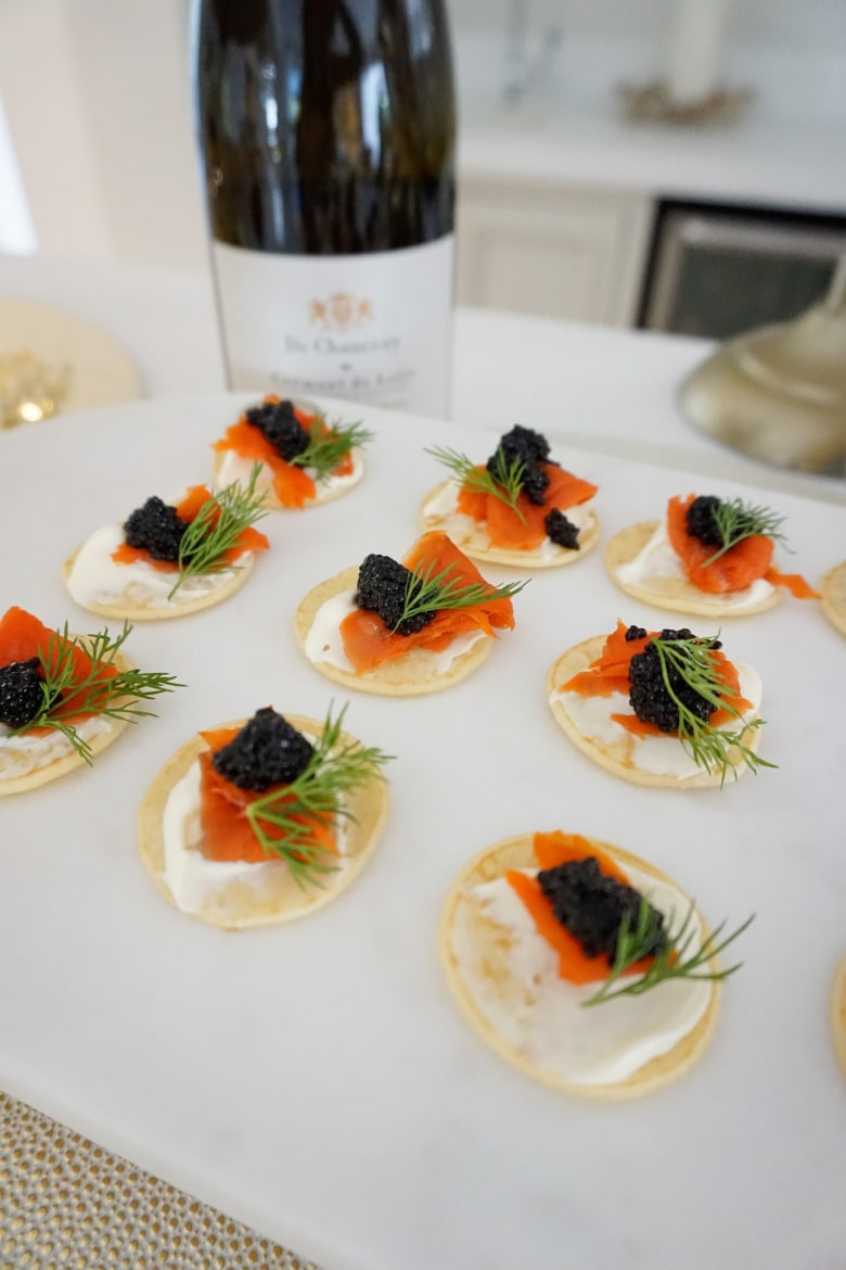 Caviar from Whole Foods Fashionable Hostess