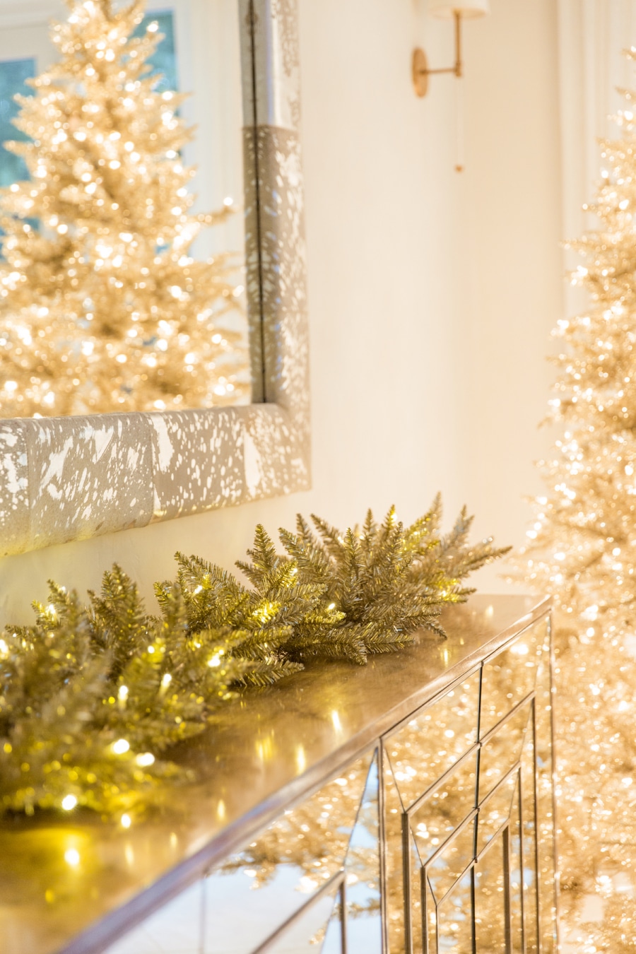 Glass Christmas Tree Centerpiece - Fashionable Hostess